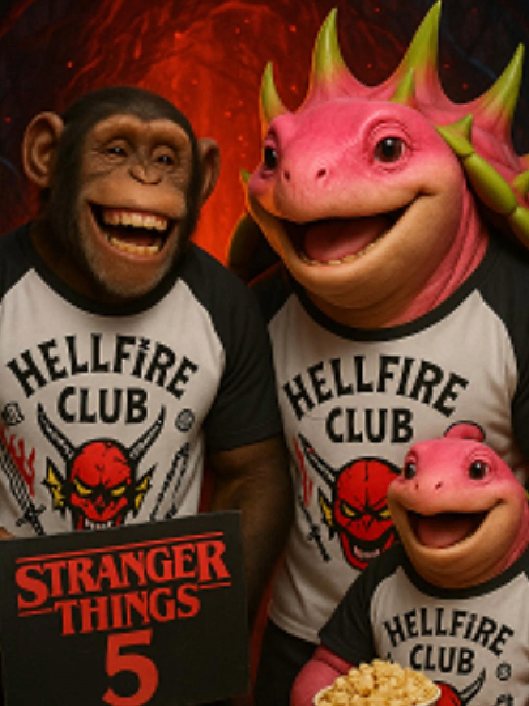 ITALIAN BRAINROTS watches STRANGER THINGS 5! The final season of Stranger Things is here, and the Italian Brainrots are ready! 🍿 Watch the chaos as Tung Tung Tung Sahur, Ta Ta Ta Sahur, Zampolino Cocomelon, Capybari Cocobello, Chimpanzini Bananini, and Tortuginni Dragonfruitinni grab their popcorn and settle in for the epic conclusion. Will they stay quiet? Or will their reactions be as chaotic as the Upside Down itself? 📺 This audiovisual production was created with the assistance of artificial intelligence: the scenes and characters shown here do not represent real events or living beings. This narrative is fictional and dramatized, designed for artistic, entertainment, and social commentary purposes. In compliance with TikTok’s synthetic media policy, this video has been declared as AI-generated content. © 2025 Brainrot PRIME – All rights reserved. #italianbrainrot #tungtungtungsahur #tralalerotralala #strangerthings #strangerthings5