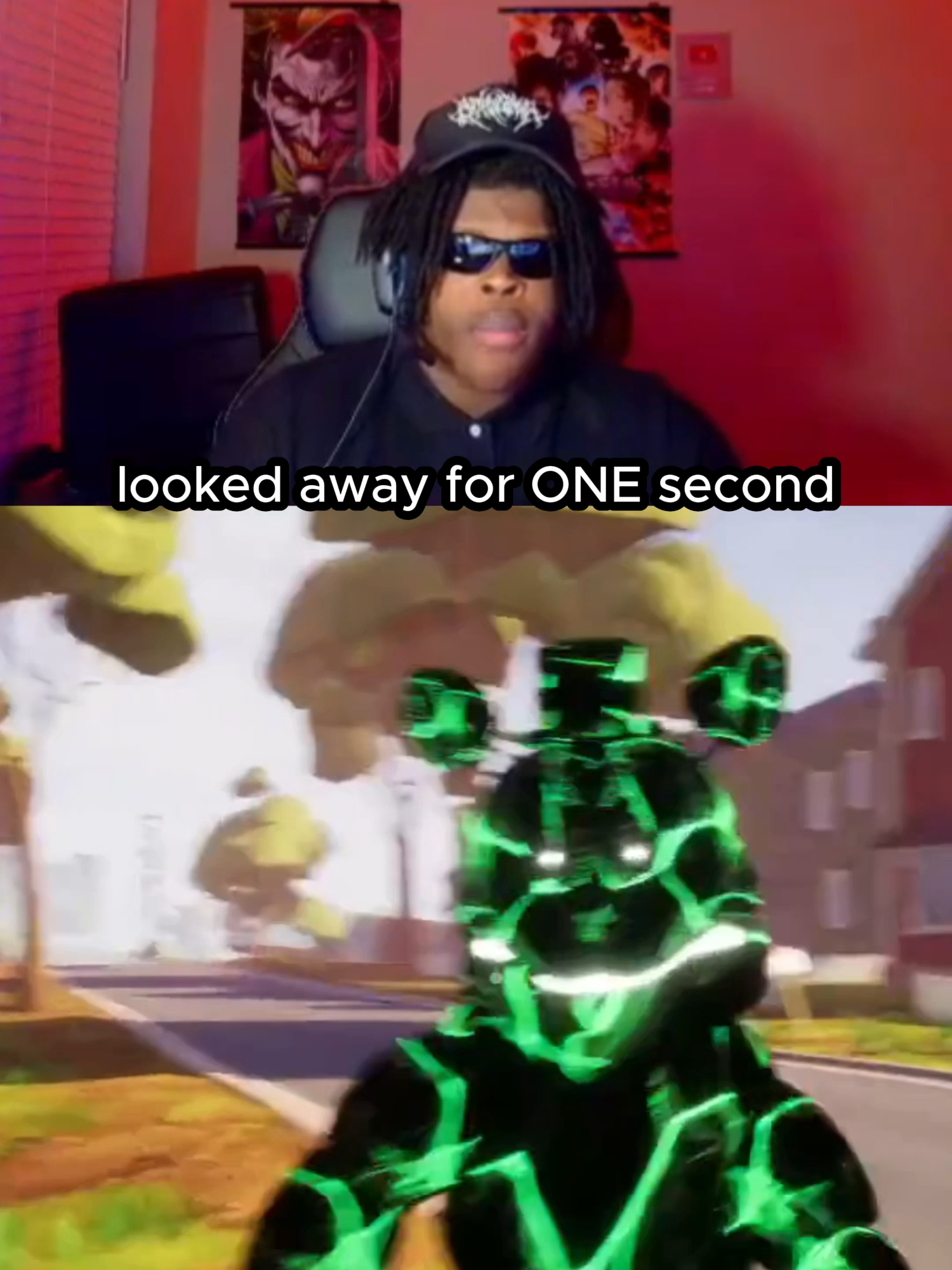 turned around for ONE second 😂 (Twitch/YT: HeyyVance) #helloneighbor #fnaf #scarygames #jumpscare #fypage #viral