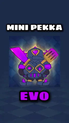 MINI PEKKA EVOLUCION!!?? 👀🥞 #clashroyale #supercell #clash #royale #supercell 