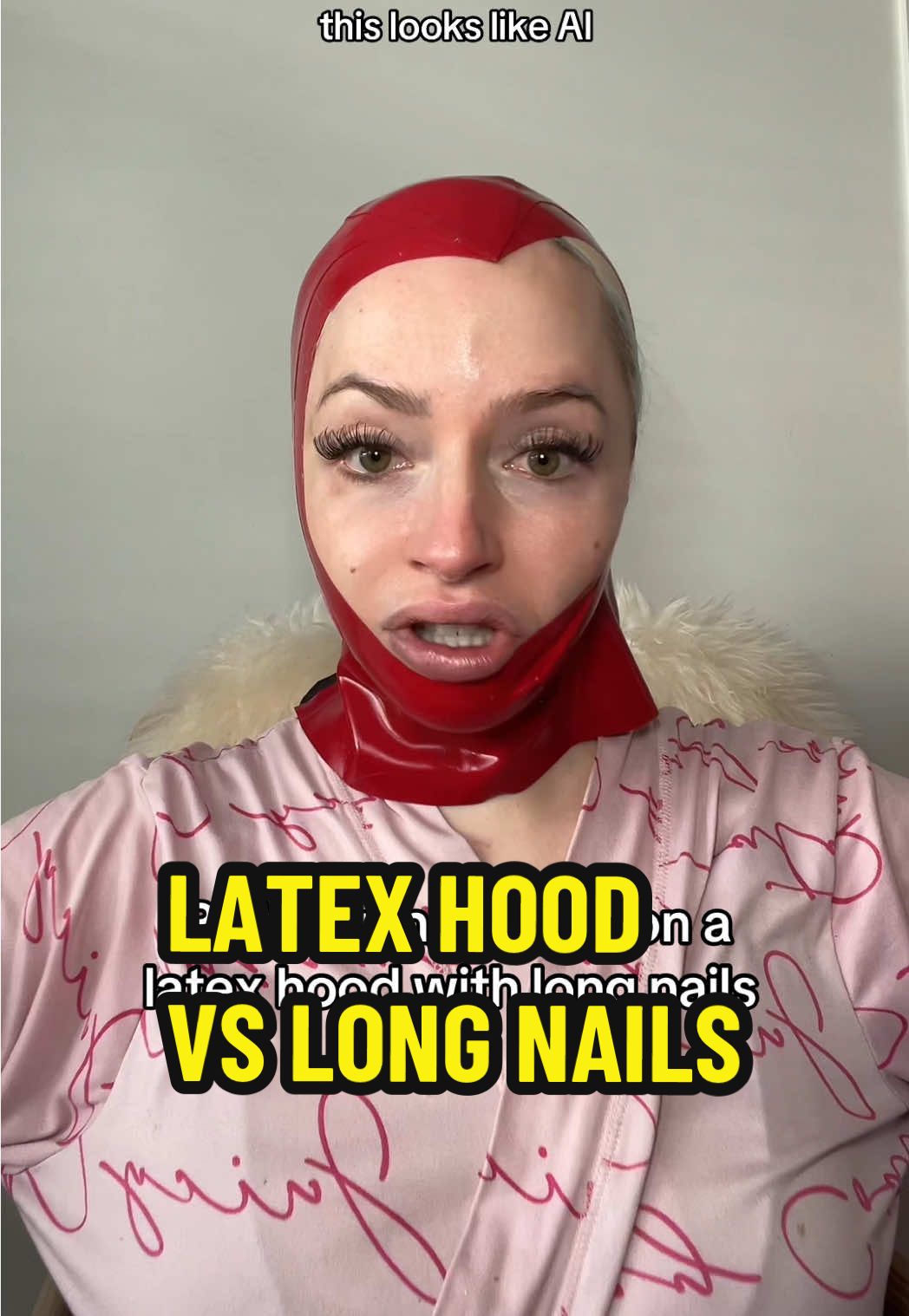 vials long nail life hacks: how to put on a latex hood with long nails 💅🏻😌 #nails #longnails #alwaysprotectthenails #longnailsproblems #lifehacks 
