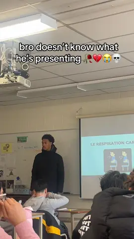 bro might be cooked 😭🙏🏾#school #presentation #fyp #goofy #xzyabc 
