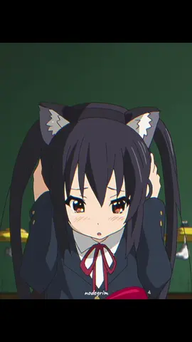 Gatito Azu-nyan 🐈‍⬛ #k_on #anime #azunyan #azusanakano 