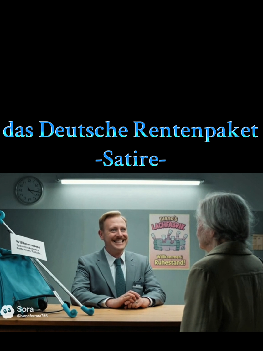das Deutsche Rentenpaket  Satire - nur Spaß..nicht zu ernst nehmen 🙃 #comedy #leben #lustigevideos #satire #deutschland 