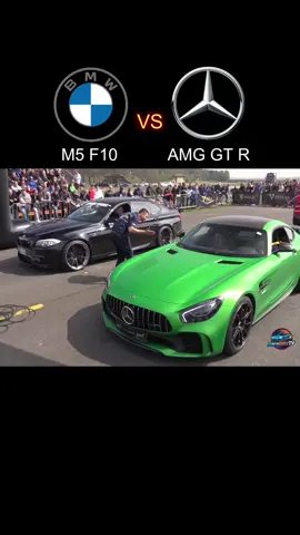 BMW M5 F10 vs Mercedes AMG GT R #bmw #mercedes #amggtr #m5f10 #dragrace 