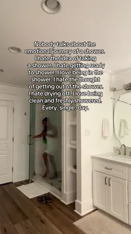 Showering is a rollercoaster…. #relatable #fyp #emotionaljourney 