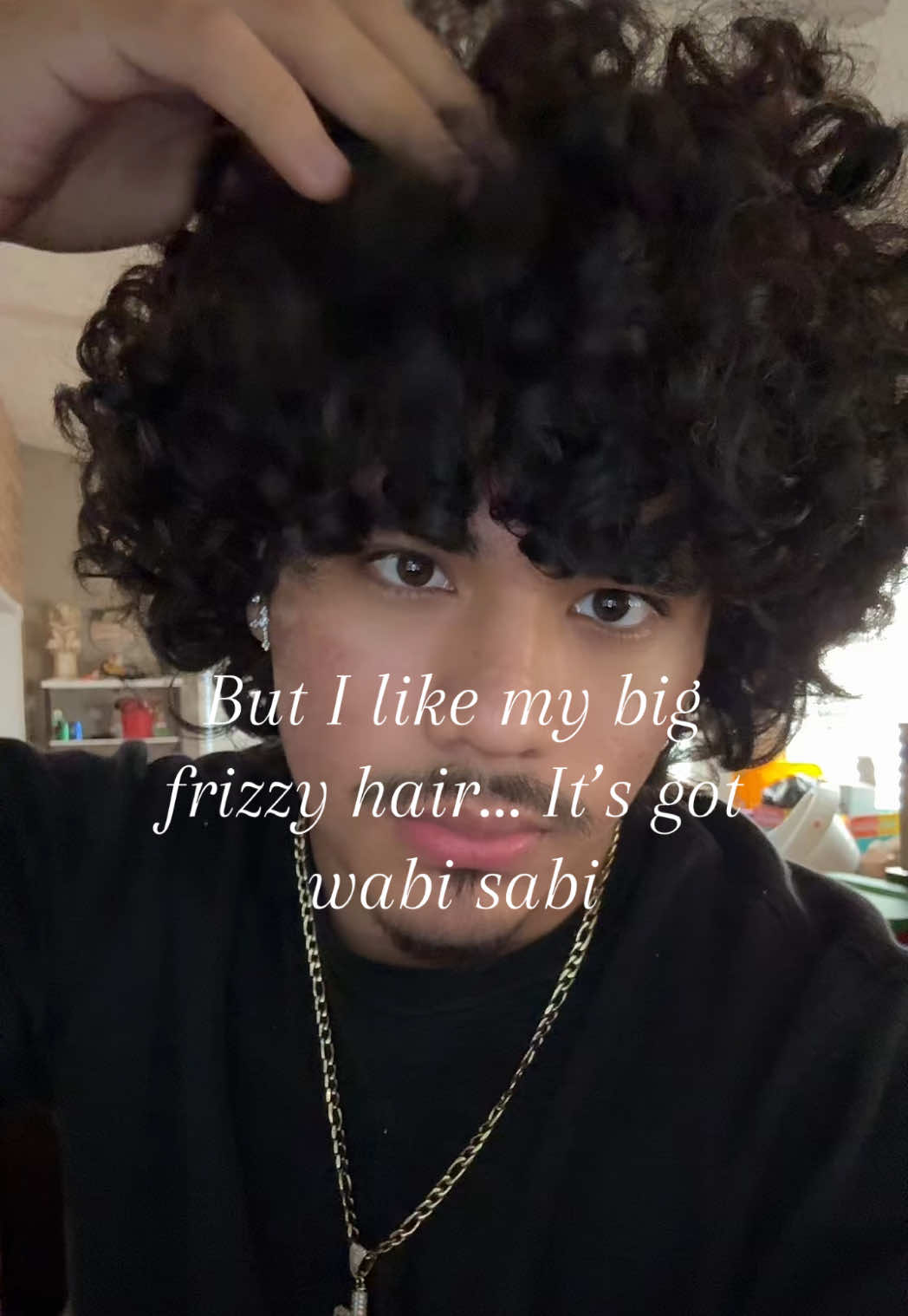 I love the imperfect look. #wabisabi #trend #hairtok #curlyhair #fyp 