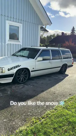 Ge mig snö då #vinterbil #b230fk #foryou #görmigkänd #volvo 
