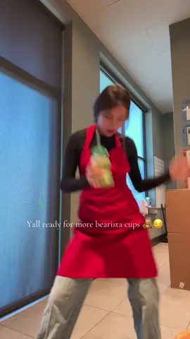 Where the bearistas at  😝   #fyp #starbucks #bearistacup #starbucksgirl #starbucksdrinks 