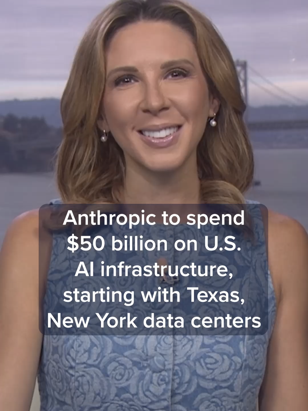 #Anthropic announced plans Wednesday to spend $50 billion on a U.S. artificial intelligence infrastructure build-out, starting with custom data centers in Texas and New York.  CNBC's MacKenzie Sigalos explains. Find more at the #linkinbio or the link on screen. #CNBC