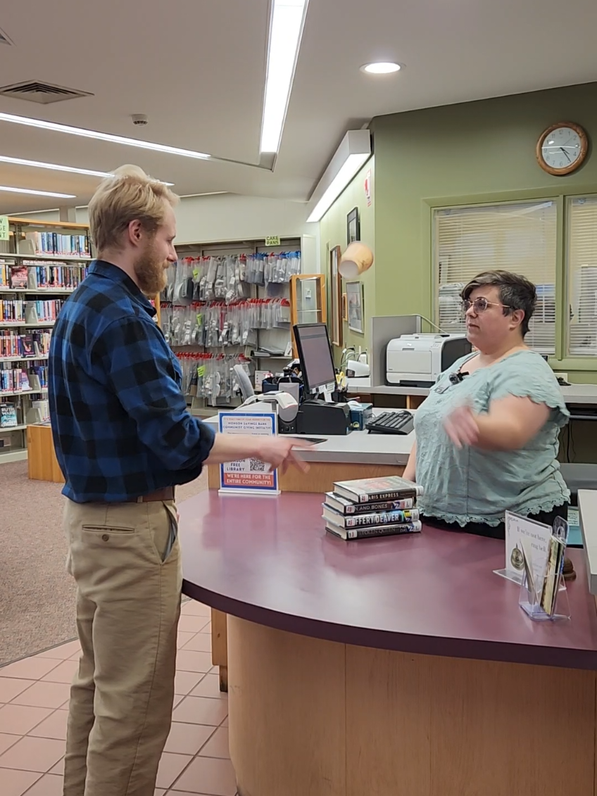Yeah, we're gonna need those back. #librarybooks #libraries #librarianlife 