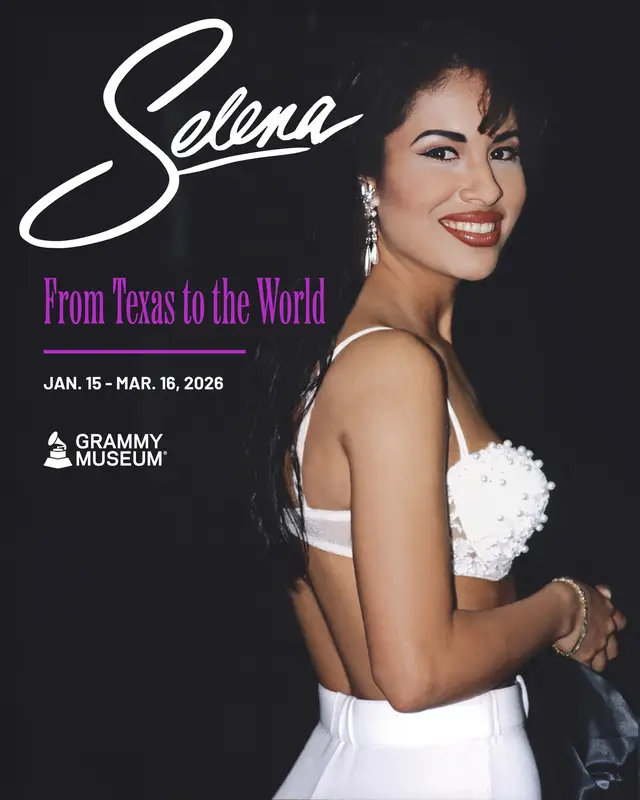 MARK YOUR CALENDARS! ⭐️ For the first time outside Corpus Christi, TX, these #Selena originals will be in LA for an exclusive pop-up exhibit at the GRAMMY Museum!   'Selena: From Texas To The World' Jan. 15 – Mar. 16, 2026 This limited-time exhibit features a selection of Selena’s personal iconic items on display outside The Selena Museum — which will stay open in Corpus Christi.   See more details on grammymuseum.org. Pre-Sale General Admission tickets available until Jan. 15. ¡APUNTA LA FECHA! ⭐️ Por primera vez fuera de Corpus Christi, Texas, estos objetos personales de Selena estarán en Los Ángeles para una exposición temporal exclusiva en el GRAMMY Museum. 'Selena: De Texas al Mundo' 15 de enero – 16 de marzo de 2026 Esta exposición por tiempo limitado presenta una selección de objetos personales e icónicos de Selena exhibidos fuera del Museo de Selena — que permanecerá abierto en Corpus Christi, TX. Más información en grammymuseum.org. Preventa de entradas generales disponible hasta el 15 de enero. #SelenaYLosDinos #LosAngeles #ThingsToDoInLA 