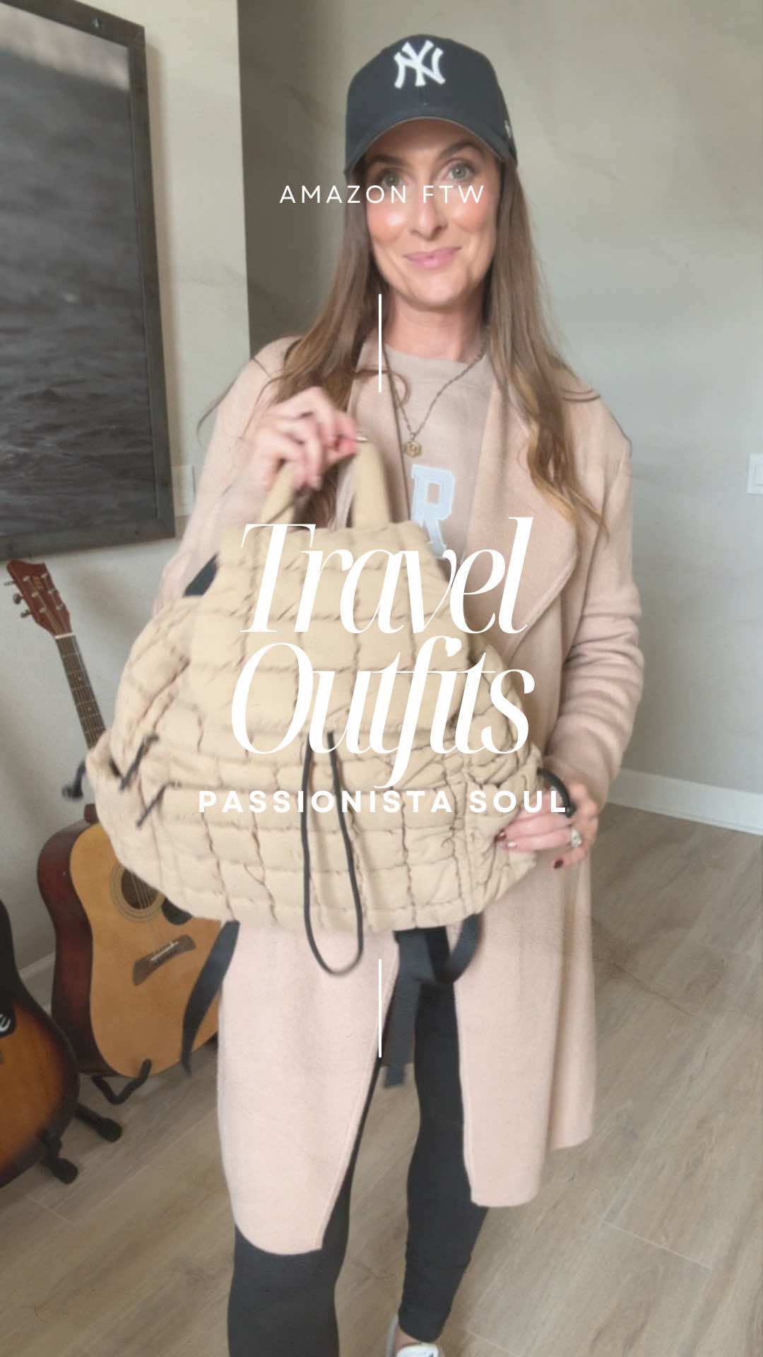 Travel season is here ✈️ so let’s style these viral leggings (yes, they’re under $10!) — perfect for your next airport moment 👟☕️  #traveloutfit #travelessentials 