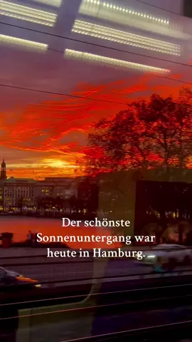 #Moin! Der schönste Sonnenuntergang war heute in #Hamburg 😍 