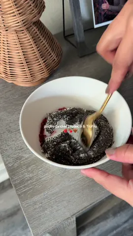 desde que vi essa receita, eu enlouqueci pra fazer e ainda coloquei um toque especial com @Trü Frü — ficou PERFEITA! 🍓🍫🤎 receita pra vocês 🫶🏼 • fruta à gosto [coloquei rasberry] • yogurt  • chia  • whey [coloquei de baunilha] • granola & sementes  • TrüFrü #FoodTok #snacktok #healthydessert #trufru #vidanoseua  