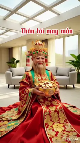 Thần tài may mắn#thantaimayman #maymantailoc🍀☘️ #trungsodocdac💰💸 