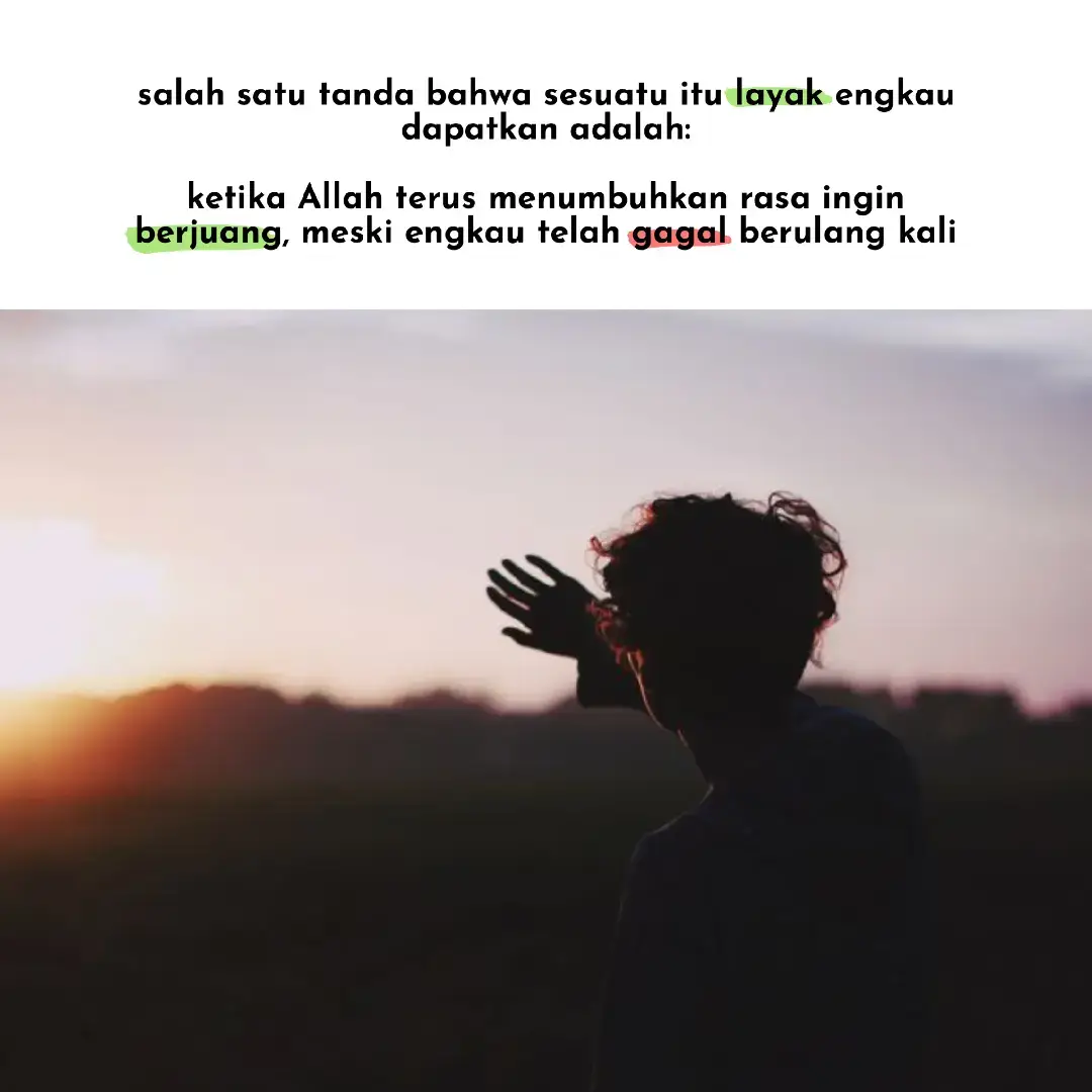 Kadang Allah tidak langsung memberimu apa yang kamu inginkan, karena Dia ingin melihat seberapa kuat kamu bertahan, seberapa tulus kamu berjuang. Kegagalan bukan tanda bahwa Allah menolak, tapi cara-Nya menguji apakah hatimu masih yakin pada-Nya atau tidak. Jika setelah semua jatuh dan luka, kamu masih punya semangat untuk berusaha, percayalah—itu bukan kebetulan. Itu adalah tanda bahwa Allah belum mencabut harapanmu, dan mungkin, keberhasilanmu sudah menunggu di balik satu usaha lagi. 🌿 wallahualam #reminder #selfreminder #quote #quoteislam #pemudahijrah 