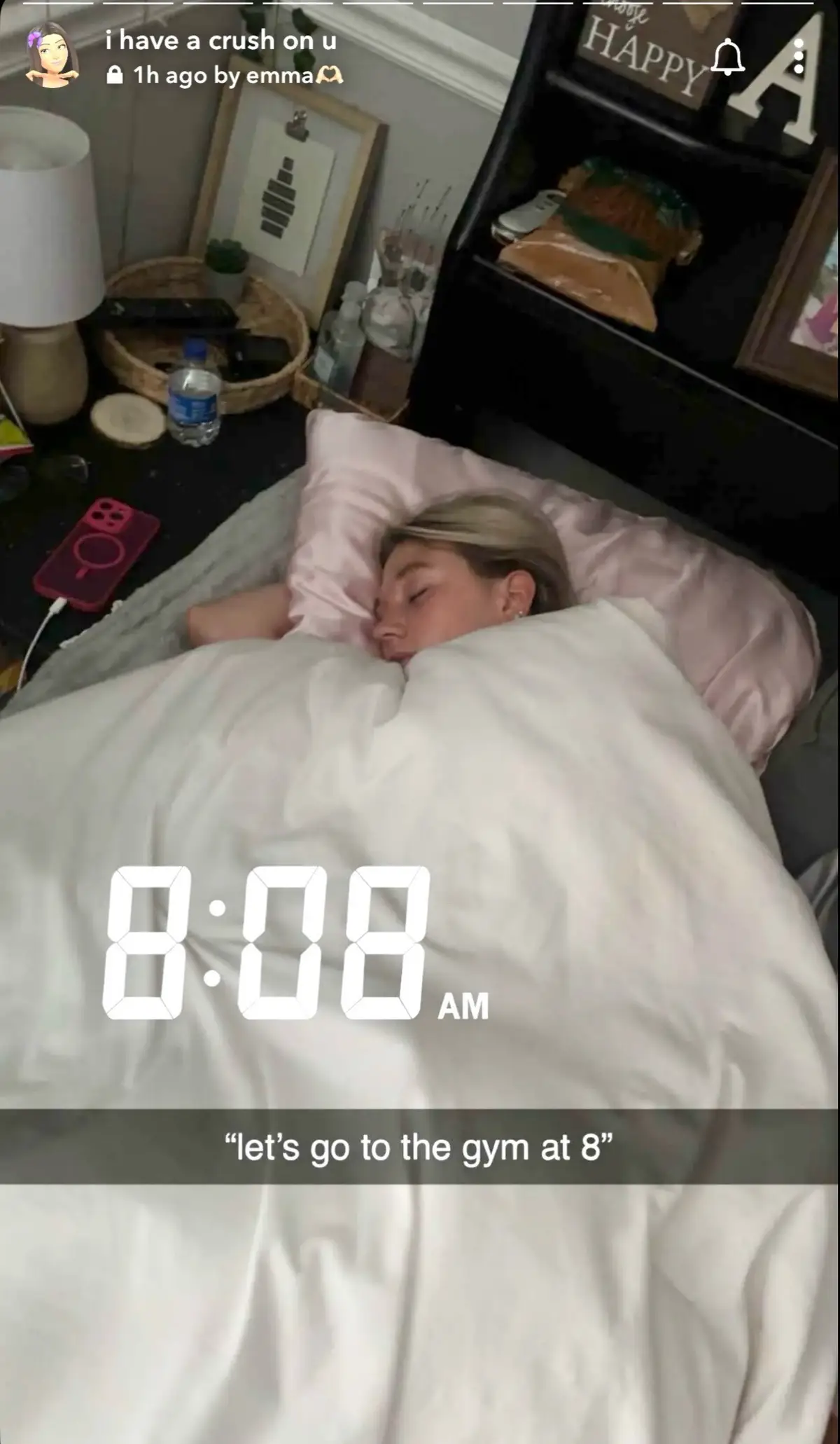 the gym did in fact not see us