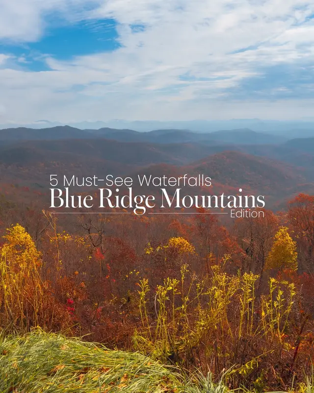 1️⃣ High Falls 🗺️ DuPont State Recreational Forest – Blue Ridge Mountains 🥾 Trail: ~2 miles round trip (moderate) 💡 One of the tallest and most powerful waterfalls in DuPont. Combine it with Triple + Hooker Falls on the same loop. 2️⃣ Second Falls (a.k.a. Lower Falls of Graveyard Fields) 🗺️ Blue Ridge Parkway — Milepost 418.8 🥾 Trail: ~0.6 miles round trip (easy–moderate) 🍁 Peak fall-color spot. Short hike, huge payoff. 3️⃣ Looking Glass Falls 🗺️ Pisgah National Forest — near Blue Ridge Parkway 🥾 No hike — waterfall is right off the road 🚗 You literally park, walk down the stairs, and boom: waterfall. Best light early morning. 4️⃣ Triple Falls 🗺️ DuPont State Recreational Forest – Blue Ridge Mountains 🥾 Trail: ~2.9 miles round trip (moderate) 📍 3 waterfalls in ONE trail. Filming location for The Hunger Games. 5️⃣ Hooker Falls 🗺️ DuPont State Recreational Forest – Blue Ridge Mountains 🥾 Trail: ~0.8 miles round trip (easy) ✅ Short, flat, beginner-friendly. Great final stop to cool down. ⸻ 📌 Route tip: Start with DuPont (High → Triple → Hooker), then head to the Parkway for Second Falls + Looking Glass. ⚠️ Reminder: Be respectful — stay on trails, pack out trash. 🚫 Drones are not allowed inside DuPont State Forest. ⸻ If you’re planning a Blue Ridge or Asheville weekend, save this post — you’ll need it 💚