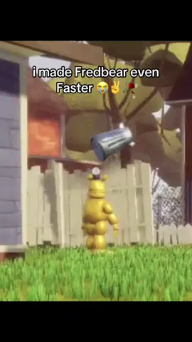 I wanted to make him faster 💀 #fnaf #horror #fyp #fivenightsatfreddys #scary 