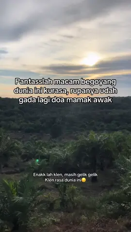 Begoyang dunia ini mak😔