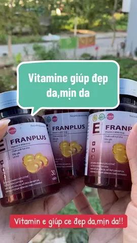 Vitamine giúp ce đẹp da,mịn da #xh #lamdep #suckhoe #vitamine #depda 