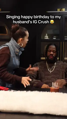 Singing happy birthday to husband’s IG crush 😂 #fyp #fypシ #couples #funny #viral 