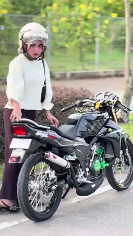 pagi olll ✋🤩#ninja150ss #twostroke #fyp 