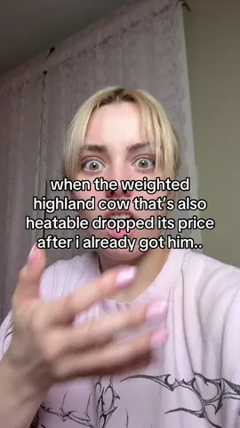 But of course now he’s almost out of stock.. #highlandcow #weightedstuffedanimal #plushie #tiktokshopblackfriday #tiktokshopcybermonday 