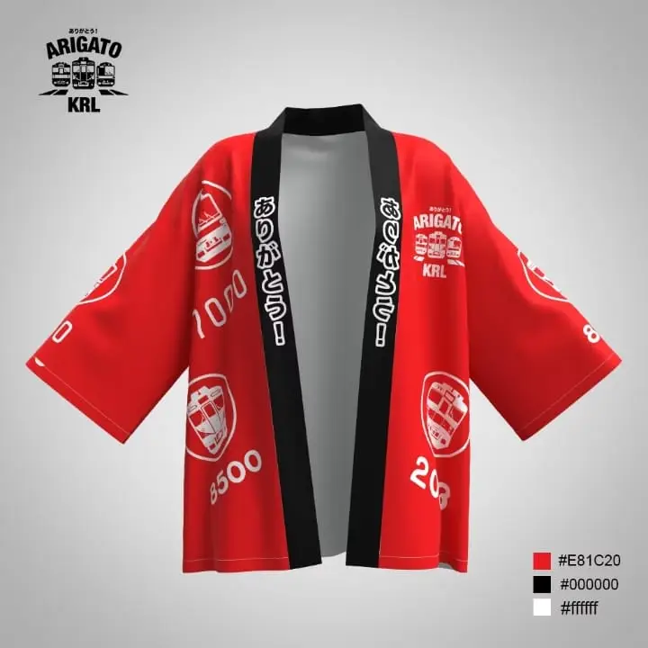 Hai Sobat Preservasi! Rayakan perpisahan yang manis dengan KRL Seri 8500, 7000, dan 203 dengan outer kimono edisi khusus Last Run KRL! Outer kimono ini cocok buat kamu yang ingin tampil beda dari orang lain 😁 Untuk informasi atau pemesanan, silahkan pindai kode QR yang tertera pada slide ke-3 yaaaa 😁 #lastrunKRL #lastrun #krlcommuterline 