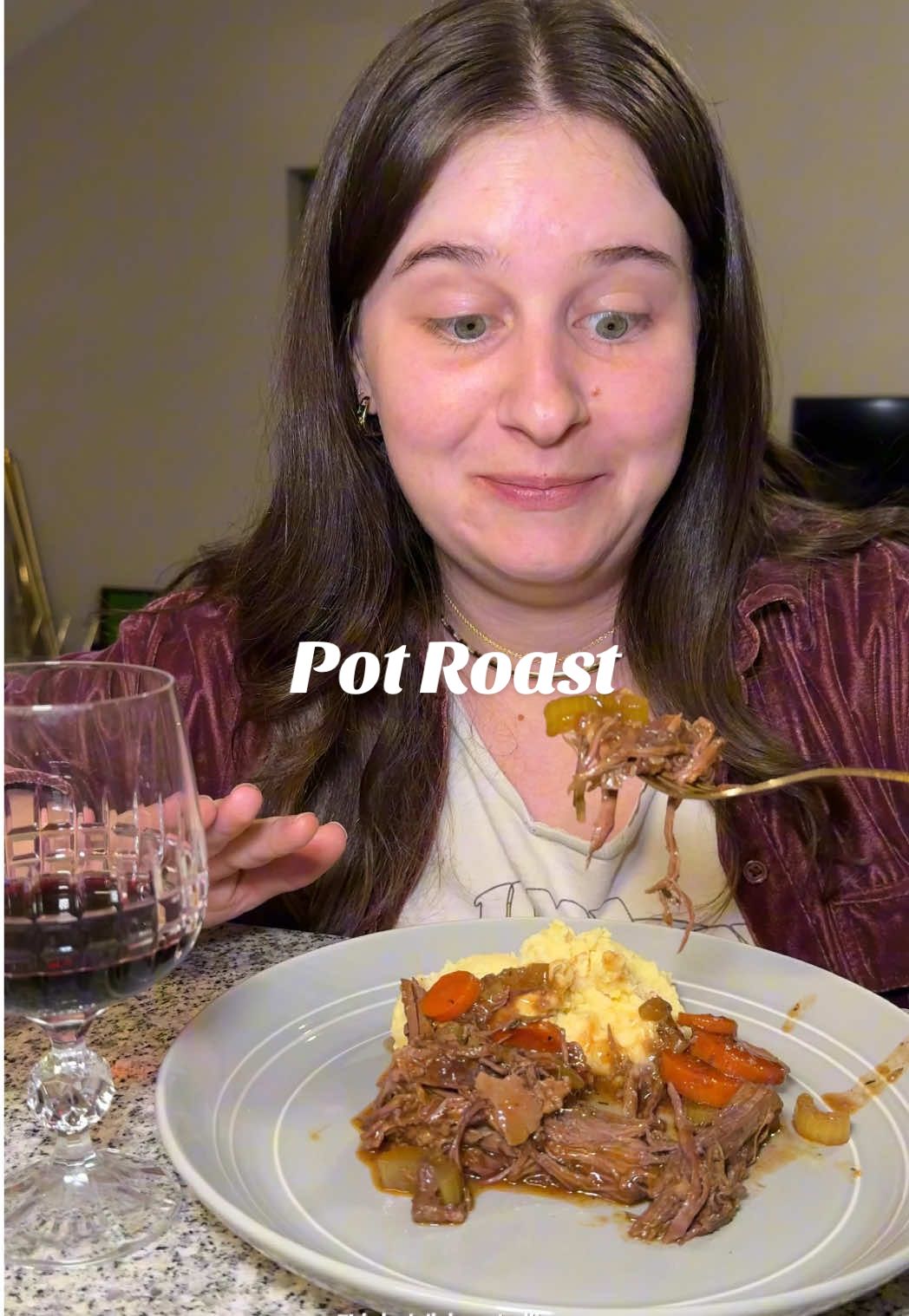Should I keep making chaotic cooking videos?? @Revi’s pot roast recipe is exactly what I was craving! Check out her page for the details.  #comfortfood #potroast #DinnerIdeas #recipesoftiktok #cookingtiktok 