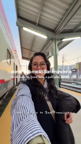 Took the train up to San Francisco for @Lillian Zhang’s book signing for her new book “The New Money Rules.” 👏🏼 #sanfrancisco #comewithme #dayinmylife 