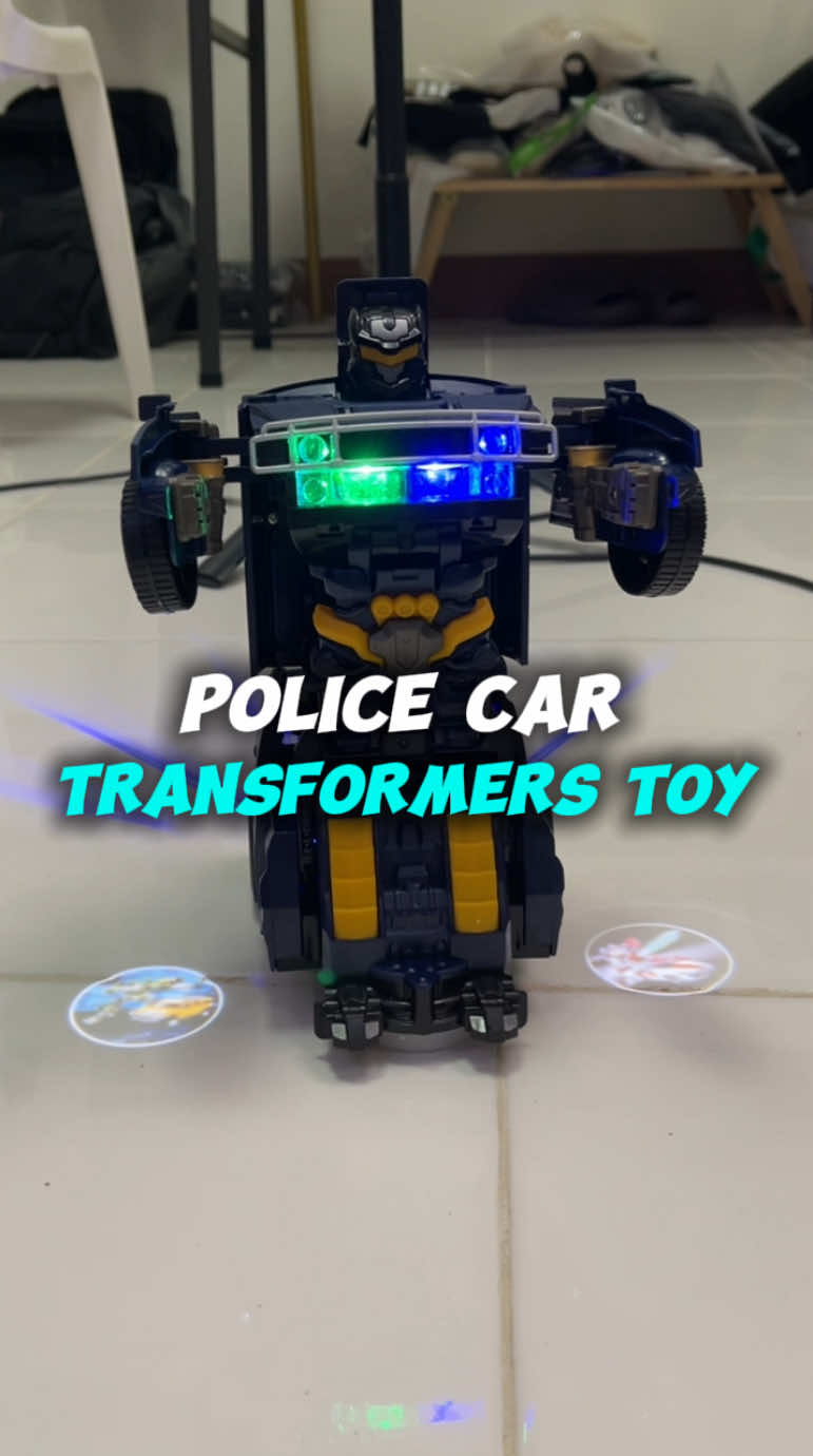 Police car transformer toy. Ito na pang gift mo sa mga kids nyo #toy #toys #toycar #policecartoy #policecartransformertoy 