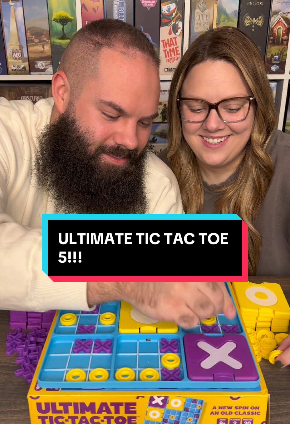 9 Games In 1! Play Ultimate Tic Tac Toe With Us! #boardgames #GameNight #couple #UltimateTicTacToe #Relatablepartner 