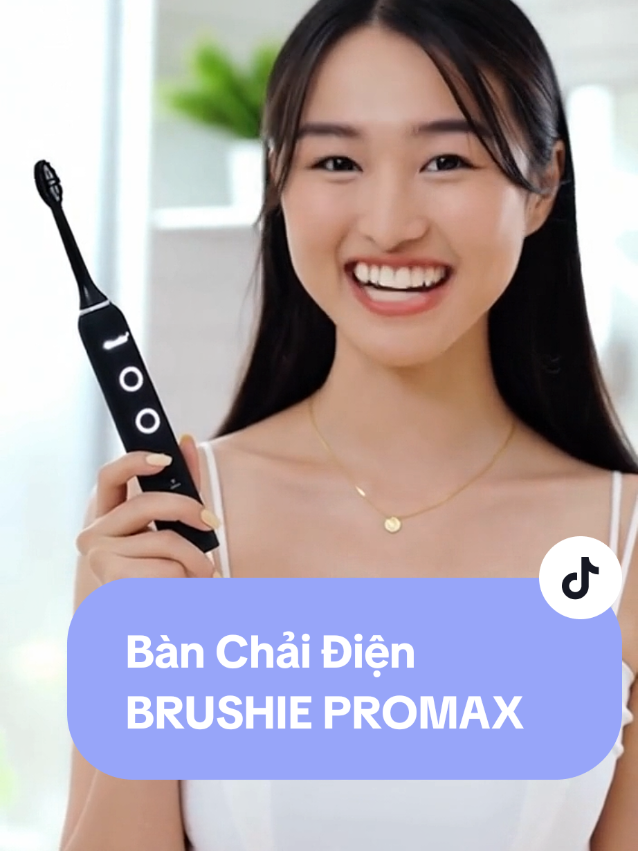 Buổi sáng chỉ cần 2 phút cùng BRUSHIE PROMAX, răng sạch sâu – hơi thở thơm mát suốt ngày dài! #BrushieProMax #BanChaiDienThongMinh  #HoiThoTuoiMat  #xuhuong  #viral 