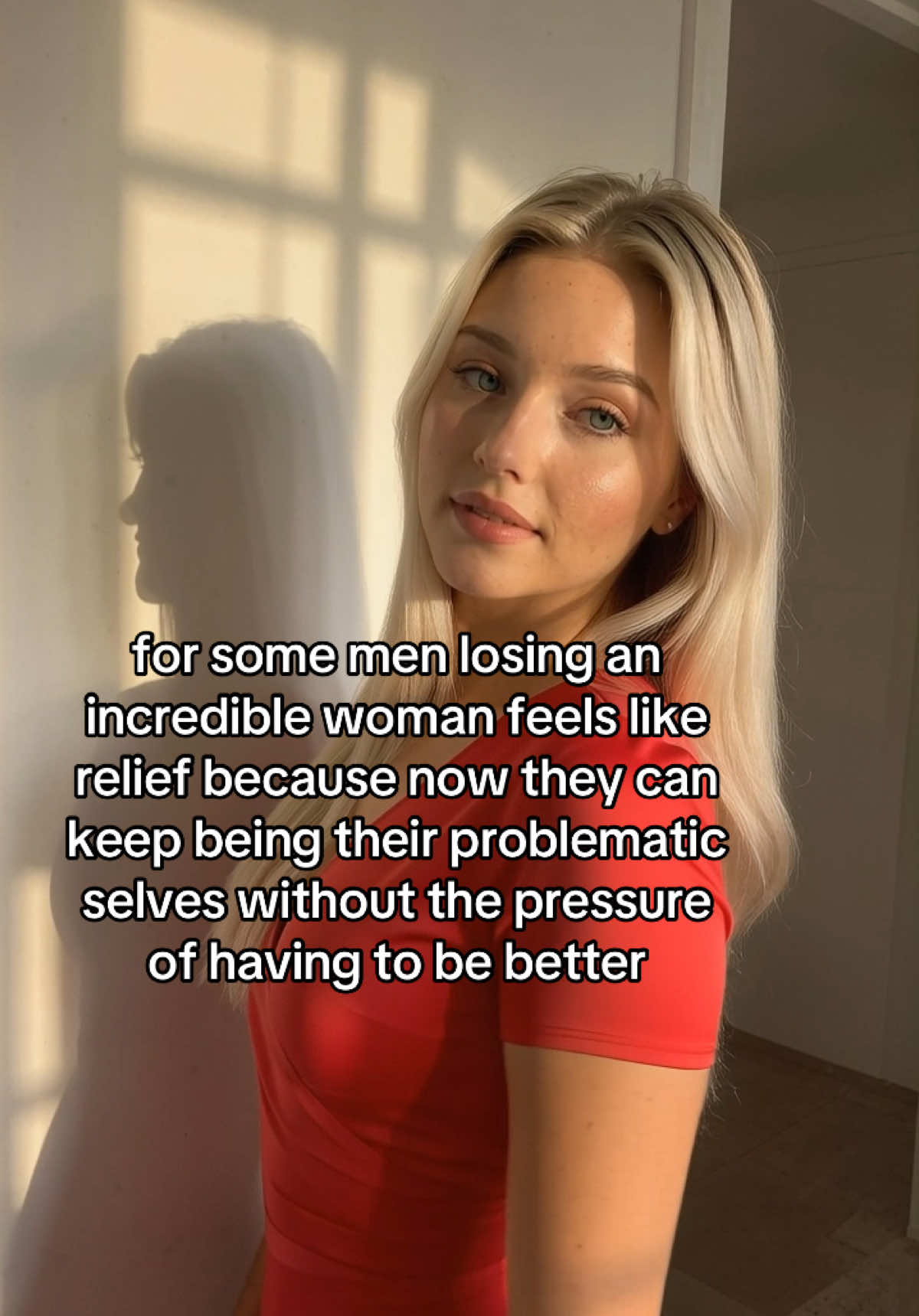 Some men don’t lose a good woman. they escape the responsibility of becoming better for her. #relateable #relationships 