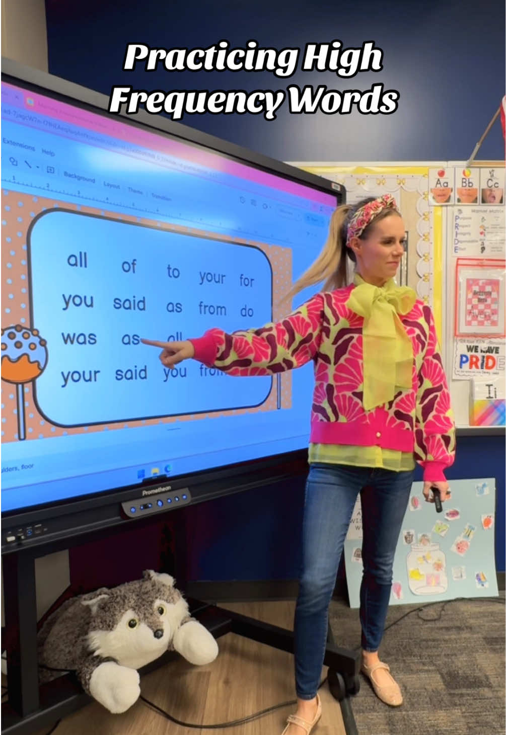 Practicing High Frequency Words!  I have lots of high frequency words resources in my TPT 💚 #phonics #reading #readingteacher #teachingenglish #scienceofreading 