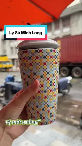 Uống Cafe ngon hơn với Ly Sứ Minh Long mẫu mới hiện đại phủ nano cao cấp, sang trọng #minhlong #lysu #gomsu #cafe #xuhuong 