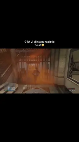 GTA VI ai insane leaked realistic heist 😳 #gta5 #gameplay #ai #teeceecee #leakedgta6 