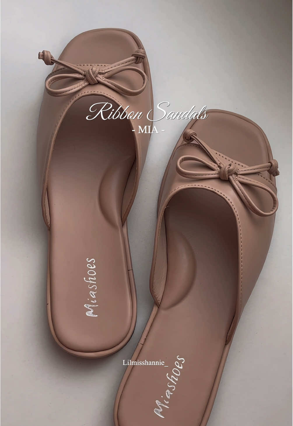 new everyday go-to flat sandals 🤎🤎 #flatsandals #bowsandals #miashoes #sandals #fyp 