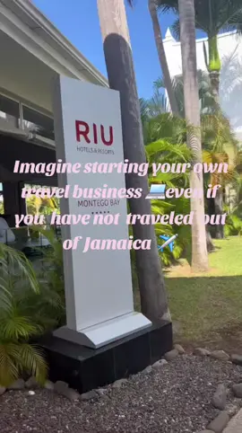 Imagine starting your own successful travel agency without having to leave your home country 🇯🇲✈️💻💸 #traveladvisor #globalbusiness #travelagency #travelbusinessowner #travelcommission 