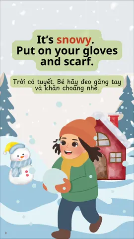 Bé cùng học về thời tiết nhé 🌪️🌨️🥶#curiotheowl #tienganhchobe #english #kids #weather 