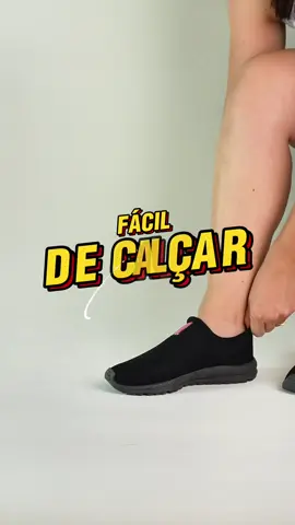 Tênis Meia Feminino Calce Fácil Botinha Ortopédico Esportivo Sneaker Slip On Casual confortável Academia #fyp #creatorsearchinsight 