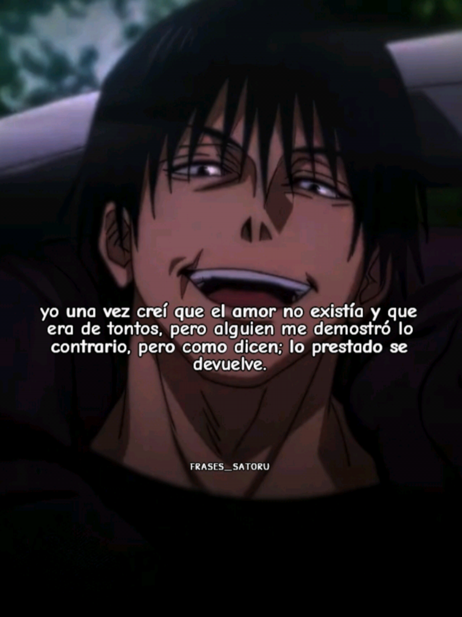 sus mentiras me dejaron con el corazón en la mano. 🤝🖤#frases #frasesanime #frasessatoru #tojifushiguro #stereolove 