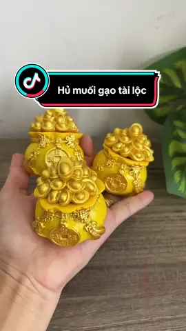 Combo 3 hủ muối, gạo, nước tài lộc mẫu mới xinh lắm ạ #xuhuong #nhacuadoisong #humuoigaotailoc #humuoigaothantai #humuoigao 