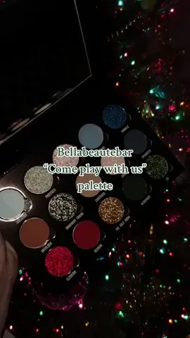 @bellabeautebar does it again, and this might be my fav palette to date! look at those freakin shimmers! This is the new “ come play with us “ palette, and you need it for some holiday makeup! I’ll have it below in the orange c@Rt! Let me know if you want to see it swatched! 🔪🩸#bellabeautebar #theshining #comeplaywithus #christmas #motd 