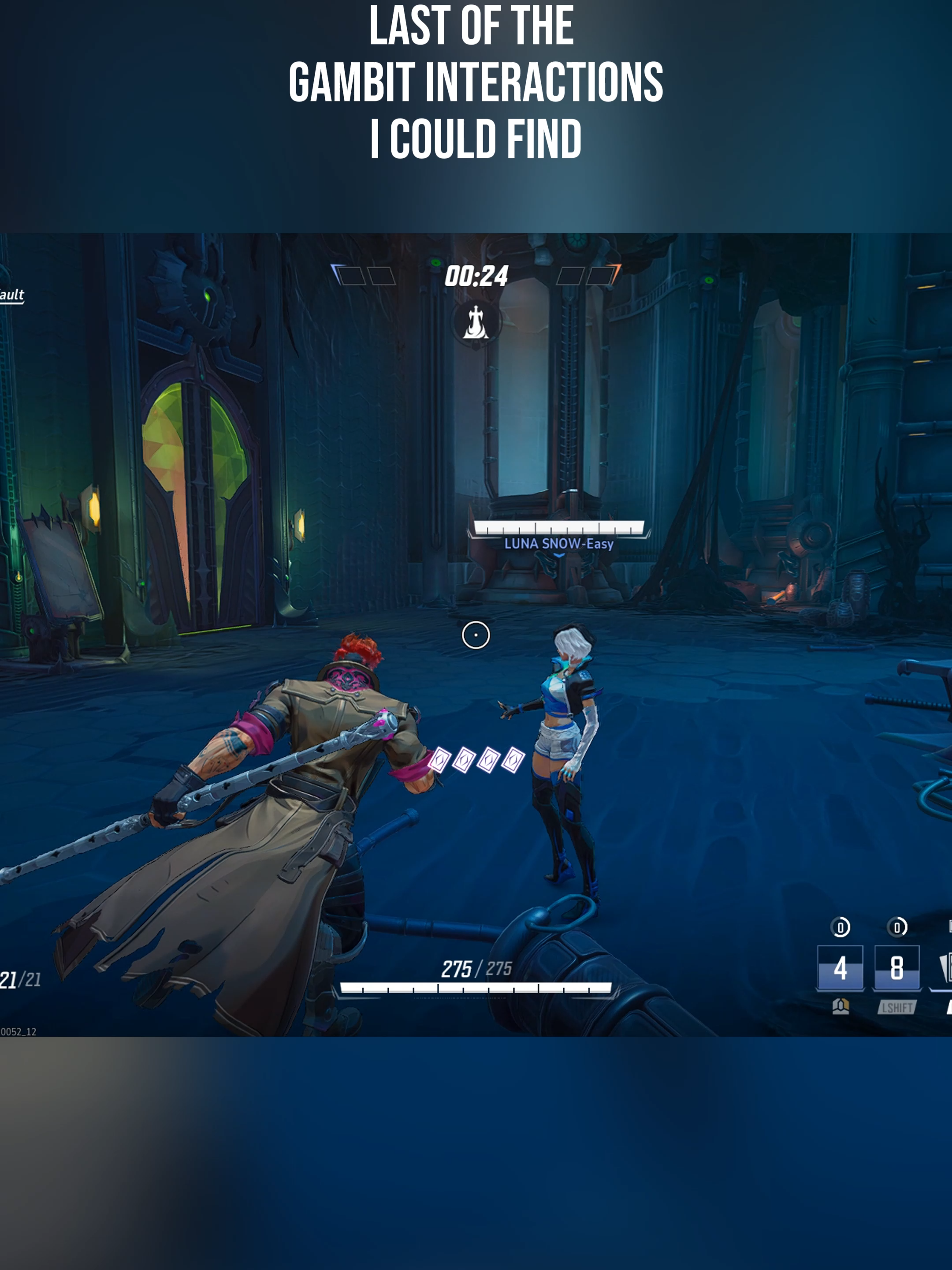 gambit and hela interacting was not on my list of things happening #marvelrivals #gambit