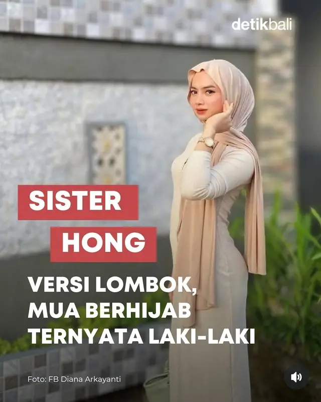 MUA asal Lombok Tengah, NTB, ini ternyata laki-laki!🤷🏻‍♂ Warganet pun menjulukinya 'Sister Hong versi Lombok' setelah tahu sosok asli tersebut. Dia menggunakan jilbab untuk menutupi identitas aslinya. Identitasnya terbongkar setelah akun Diana Arkayanti mengunggah foto pada Kamis (6/11/2025).  Dari penelusuran berbagai sumber, MUA yang akrab disapa Dea Lipa itu diketahui memiliki nama asli Deni dan berasal dari Desa Mujur, Kecamatan Praya Timur, Lombok Tengah.  Viralnya unggahan ini membuat sejumlah mantan klien mengaku baru tahu jika Dea laki-laki. Bahkan seorang warganet mengaku adiknya pernah berpacaran dengan Dea!😟 #NTB #DeaLipa #MUAViral