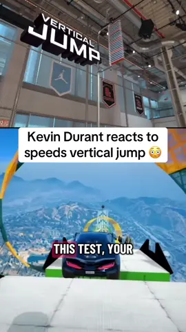 Kevin Durant reacts to speeds crazy vertical jump 😳 #ishowspeed #fyp #kevindurant #basketball #foryoupage @IShowSpeed 