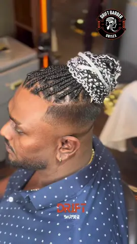 Braided with attitude 💥 Only at #DriftBarber. #ViralVideo #TrendingNow #ReelsViral #ReelsTrend      