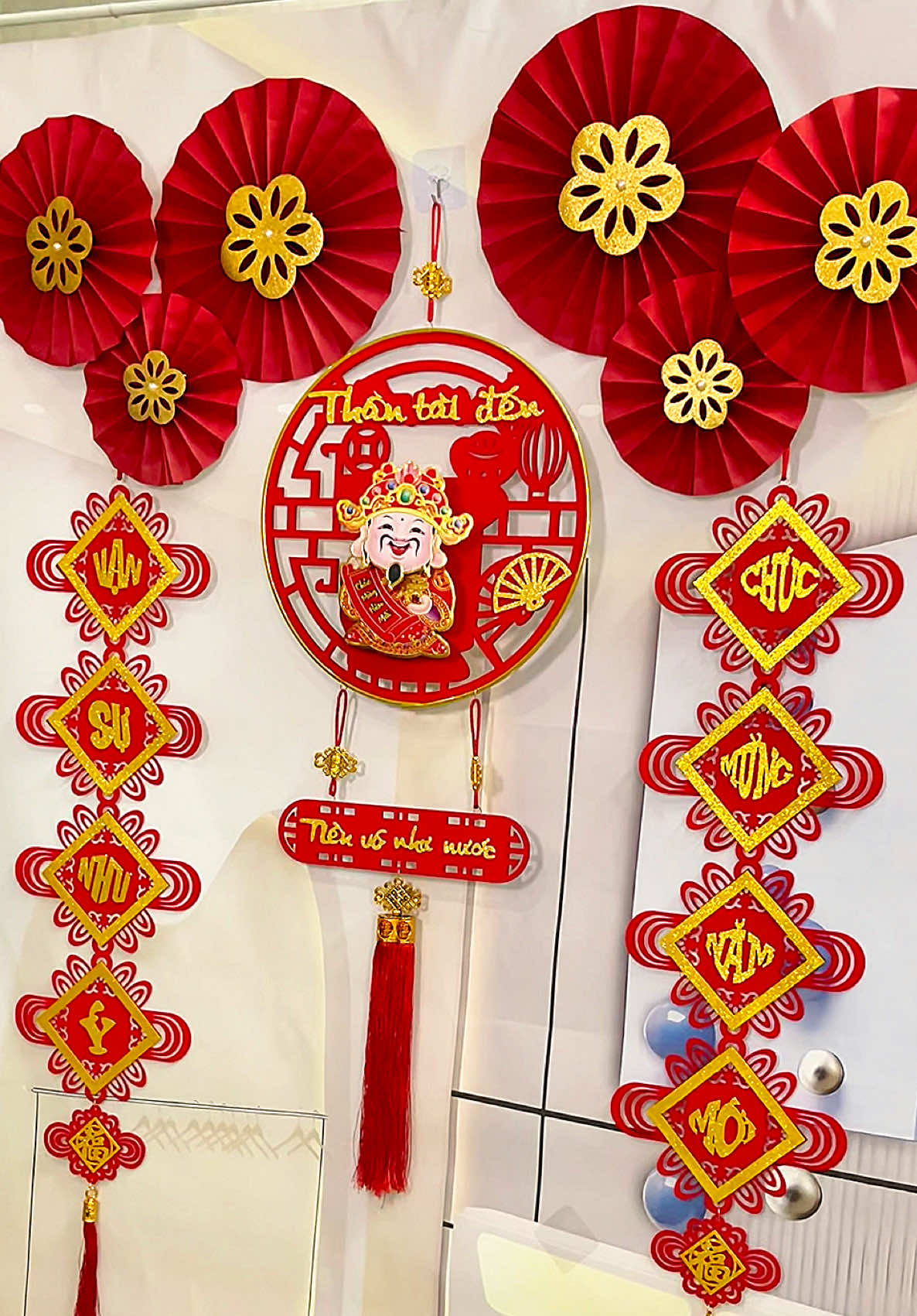 Combo Dải Treo Thần Tài Lắc Đầu trang trí Tết 2026 #thantailacdau #thantaitrangtritet #trangtritet #ngoclanhmecutin #xuhuong 